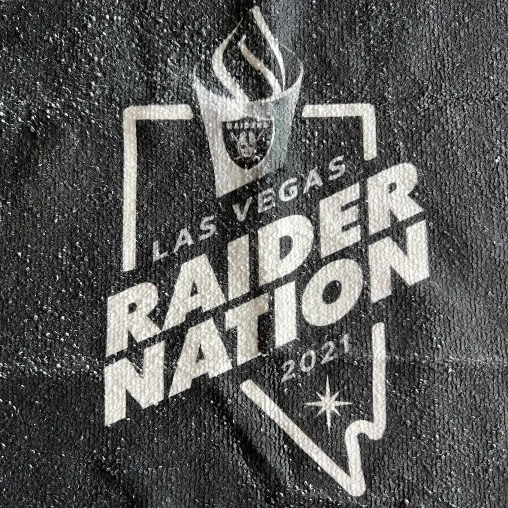 NFL Las Vegas Raider Nation 2021 Game 2 Rowdy Rag Towel Brand New